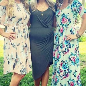 Military green dress